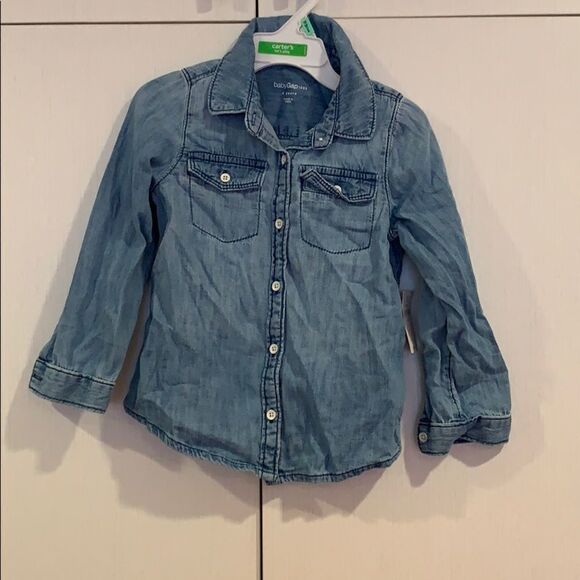 🎉1 hr sale🎉Gap jeans jacket/blouse - Picture 1 of 6